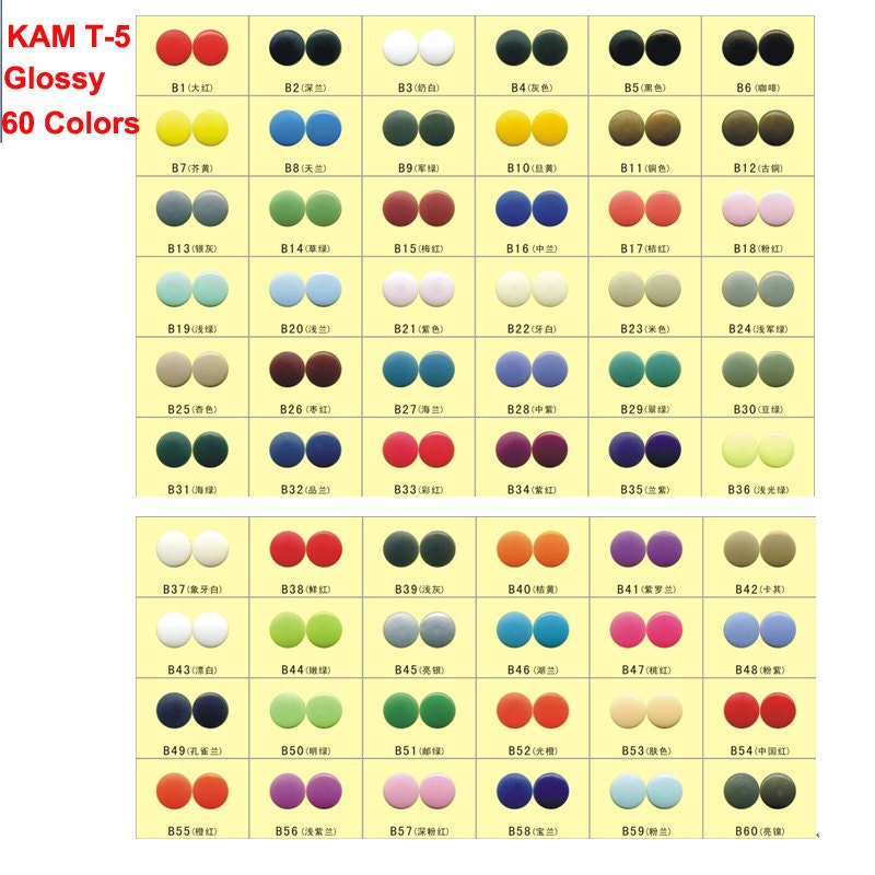 1000 Sets KAM T5 Plastic Snaps 1pcs KAM Snap Pliers Starter Kit,60