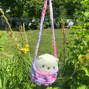 Squishmallow 5 Holder/Hanger/ Swing Pink/Purple