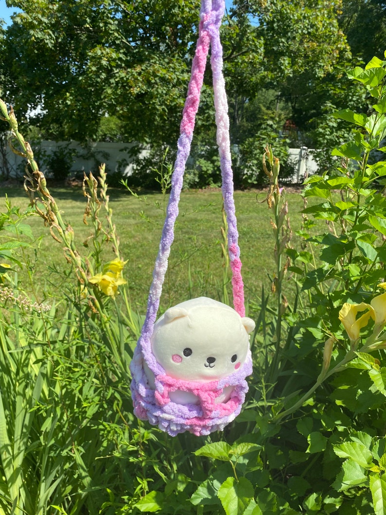 Squishmallow 5 Holder/Hanger/ Swing Pink/Purple