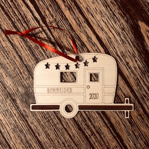 Camper Ornament Laser File