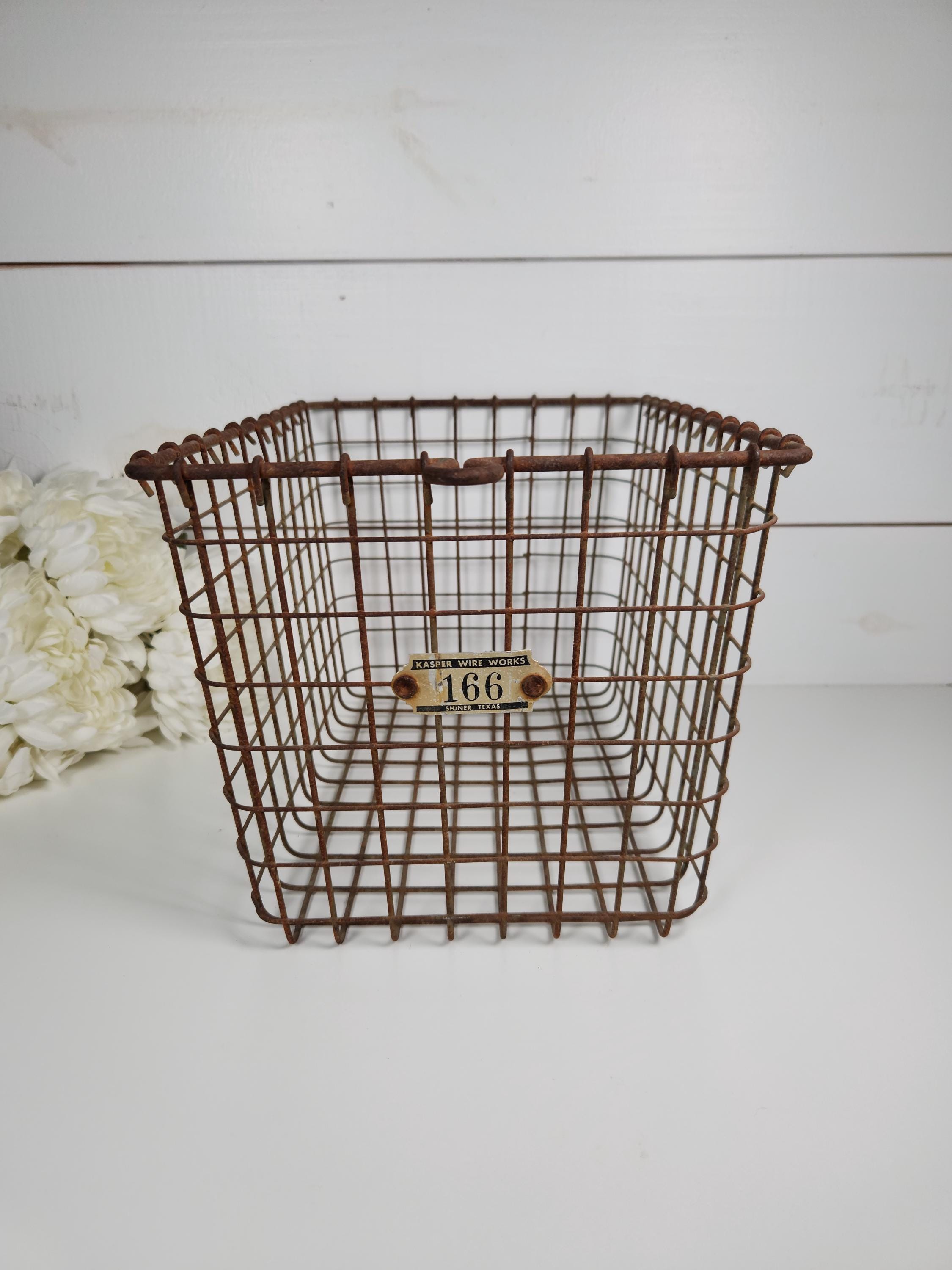 Kaspar Wire Works Basket - Etsy