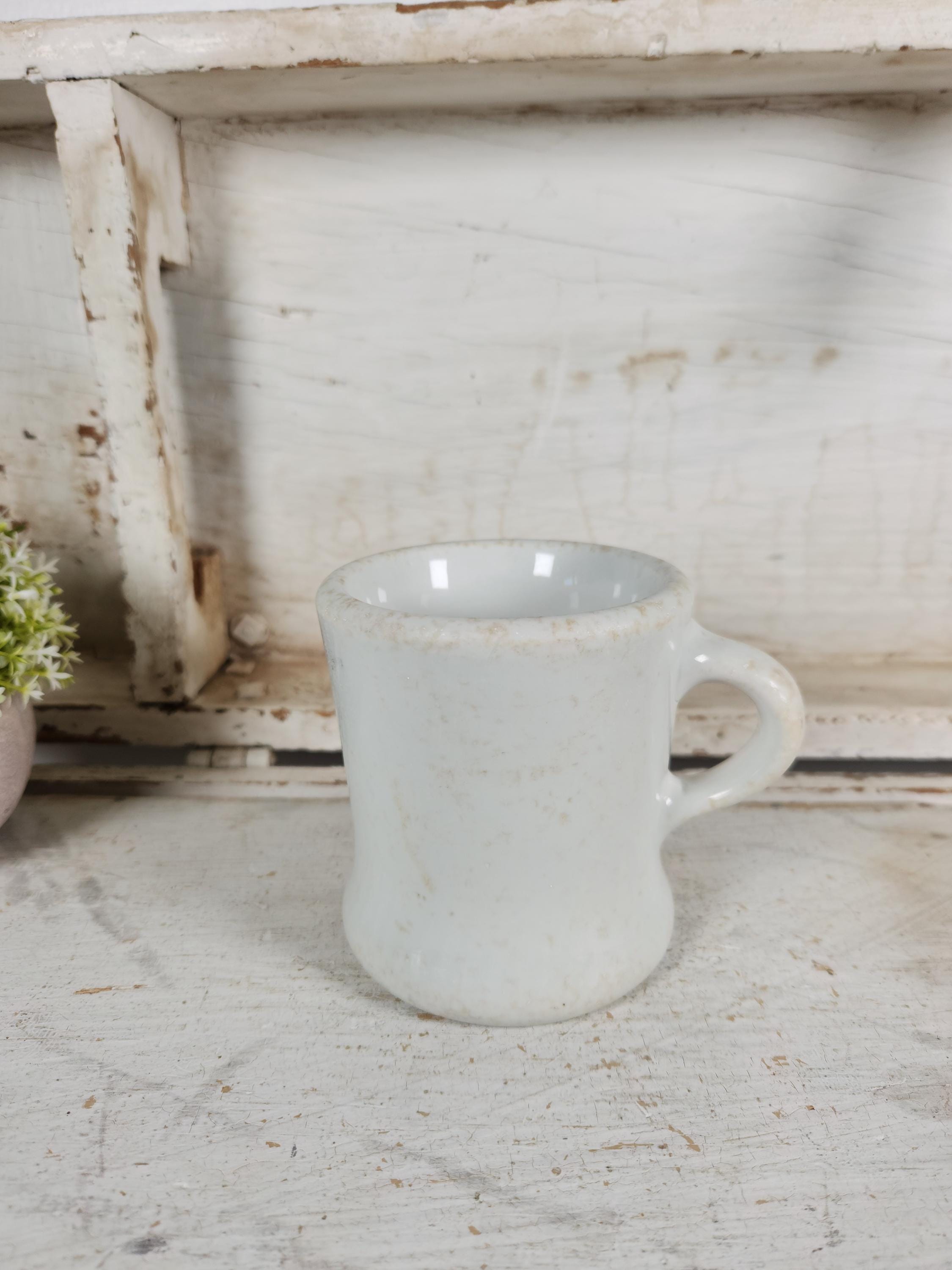 White Ironstone Mugs - Etsy