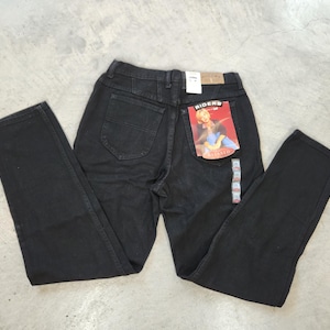 Black Lee Rider Jeans Women's 90s - Etsy