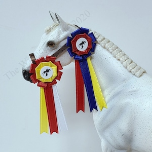 Basic Grand and Reserve Champion Model Horse Show Rosettes for 1:12 Scale (Classics/Freedom Series) Models
