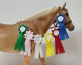 1:9スケール（伝統的）モデル用デラックスモデル馬ショーロゼットセット