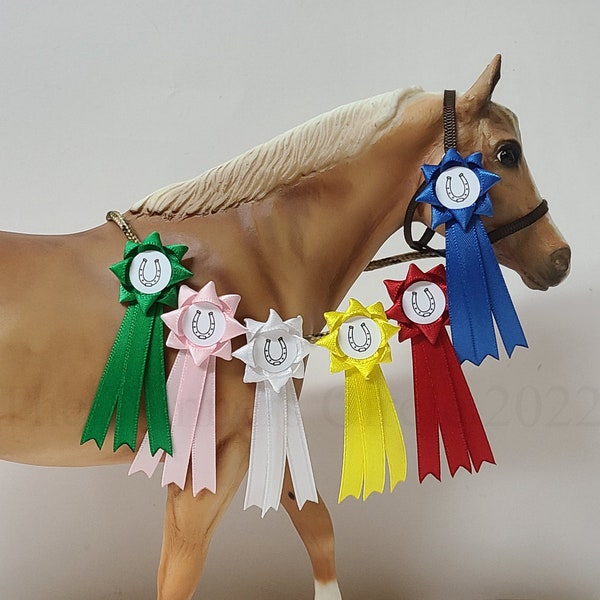 Deluxe Model Horse Show Rosette Set for 1:9 Scale (Traditional) Models