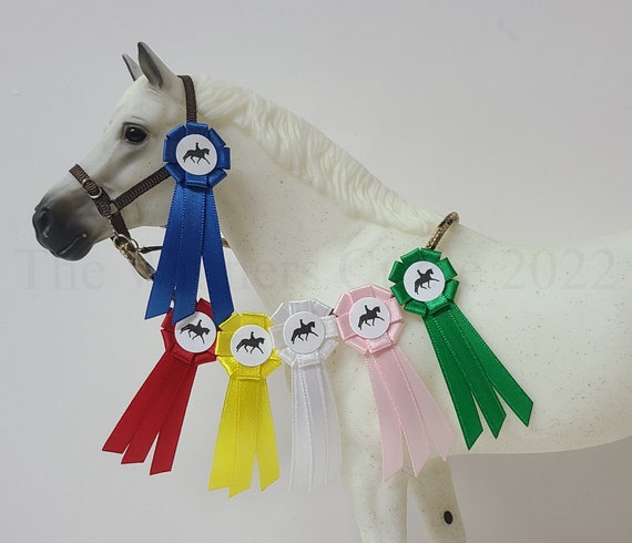 3x Hobby Horse Rosetten - Gold, Silber, Rosa Für Gewinner Bei Spielen & Shows