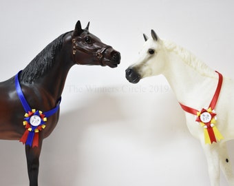 Deluxe Grand and Reserve Champion Model Horse Show Sashes for 1:9 Scale (Traditional) Models