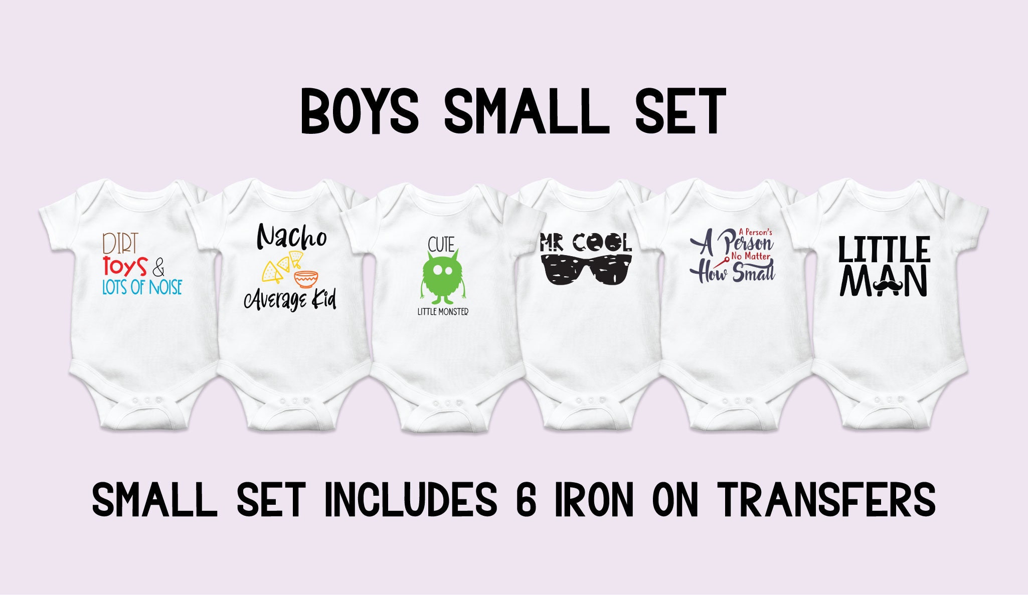 Boys Science Onesie Decorating Kit, Boy Iron On Transfers, Baby