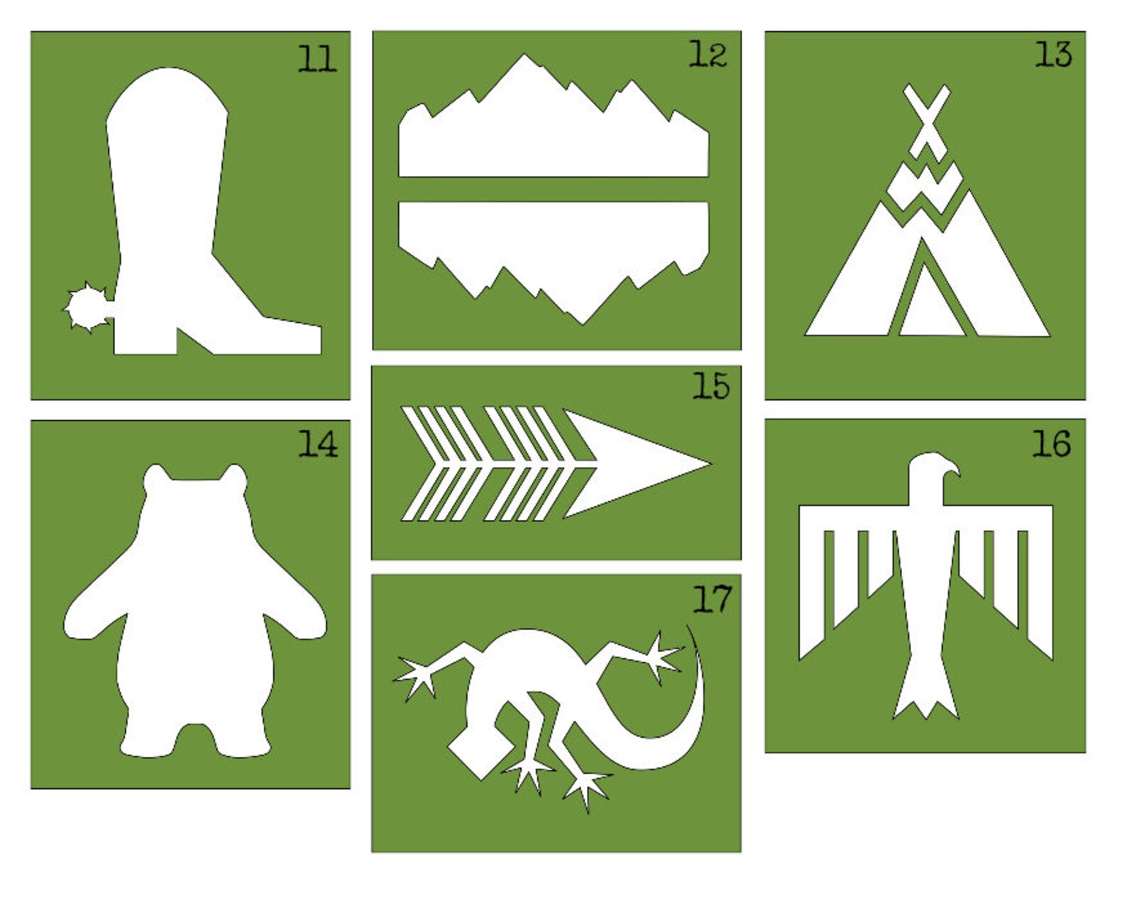 Southwest Stencils for Painting Onesies Onesie Decorating - Etsy