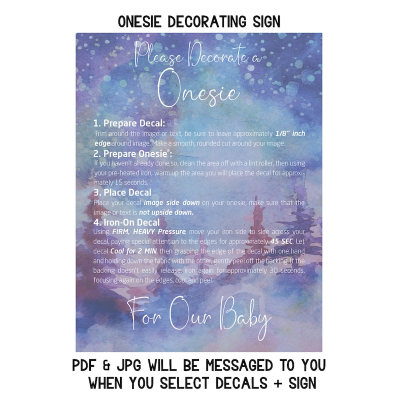 Baby Camping Onesie Decorating Kit Outdoor Themed Baby Shower Etsy