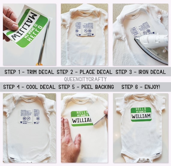 Funny Baby Onesies Fun Baby Iron On Transfers, 30 PCS Onesie - Main Image