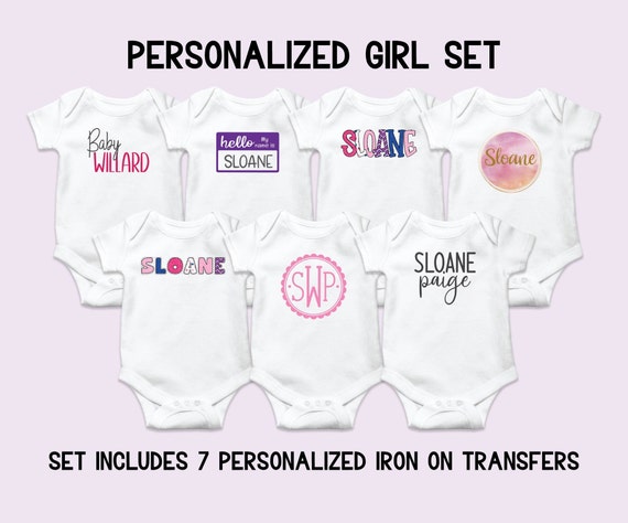 customized onesie for baby girl