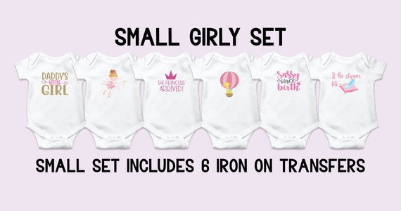 Cute Baby Shower Stencils For Onesie Decorating Kit, Shirt Fabric