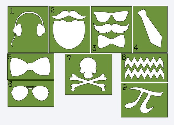 Hipster Boy Stencils for Onesie Painting - DIY Onesie - Onesie Decorating Station - Custom Stencil Il_570xn