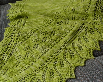 Leaf Lace Shawl Pattern