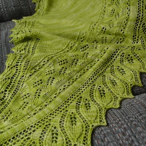 Leaf Lace Shawl Pattern