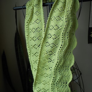 Knitting Pattern for Lace and Beaded Cowl "Felicitous" PDF