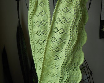 Knitting Pattern for Lace and Beaded Cowl "Felicitous" PDF