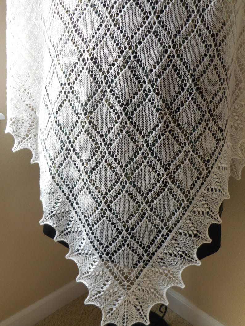 Estonian Lace Shawl Knitting Pattern Verity's Shawl | Etsy
