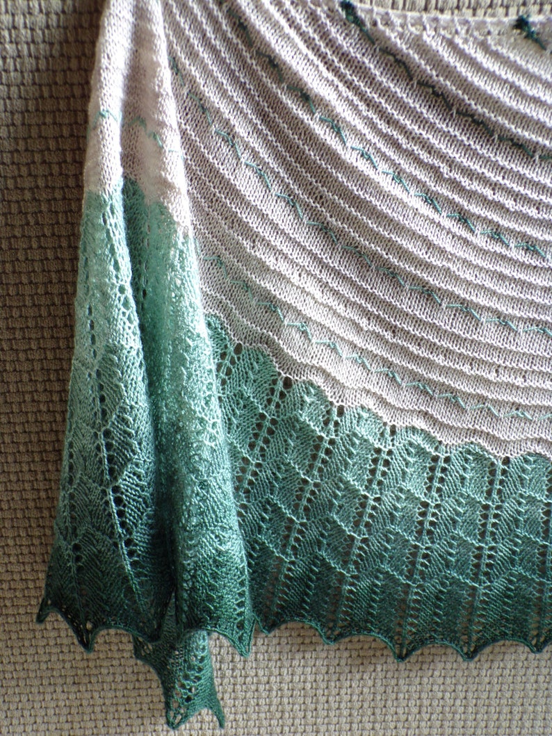 Crescent Shape Lace shops Shawl
