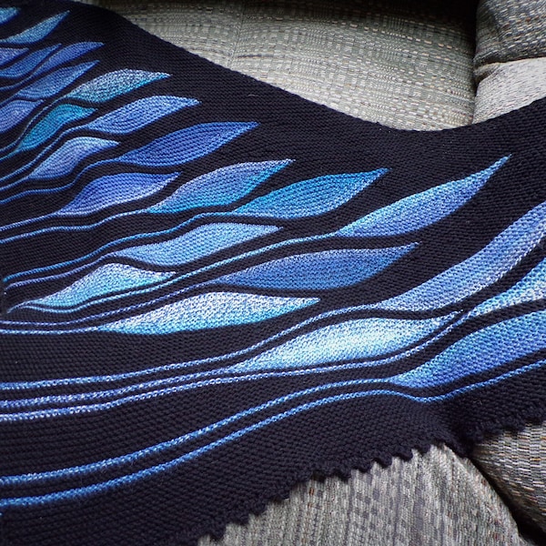 Windy  Knit Shawl Pattern