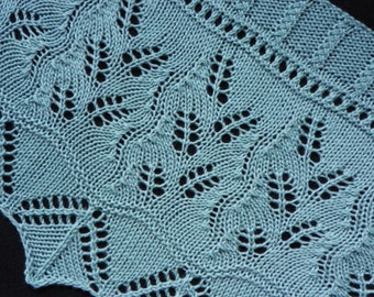 Pattern to Knit Lace Scarf "Exemplary Lace Scarf" PDF