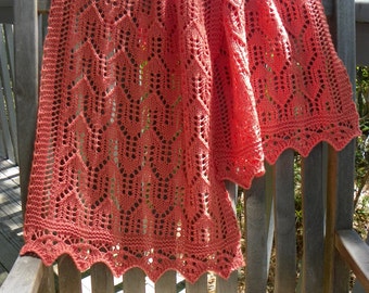 Knitting Pattern for Lace Shawl "SKAL!!" PDF