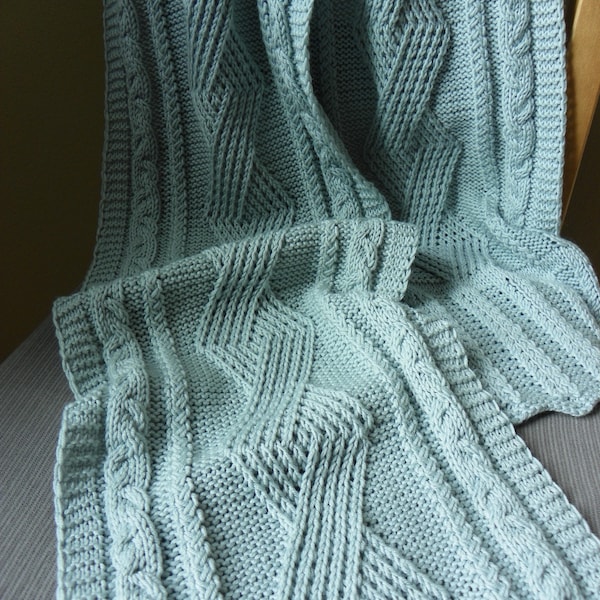 Scarf Pattern to knit Kenworth Mews II DK weight yarn