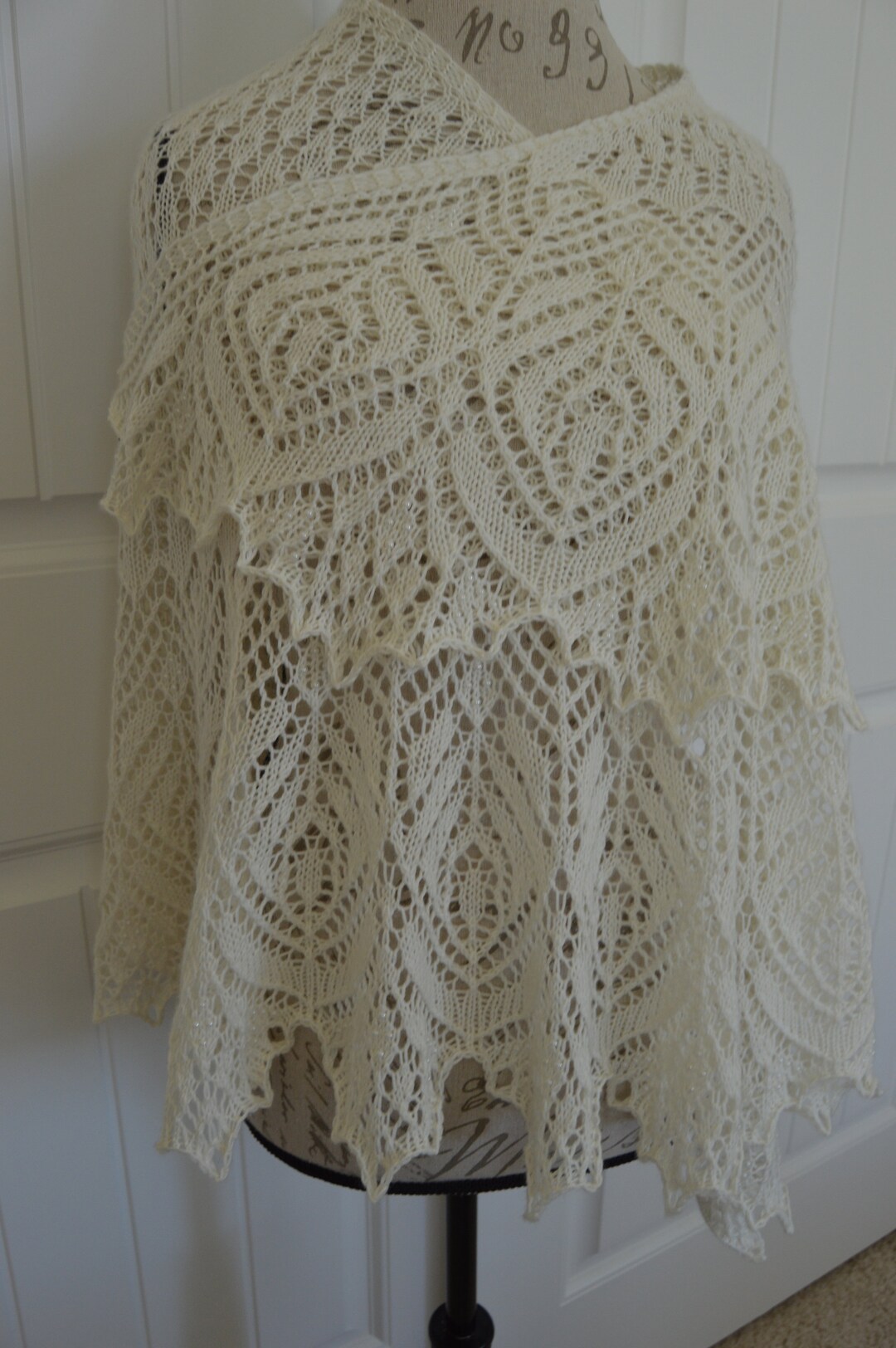 Ivory Wedding White Lace Shawl - Etsy