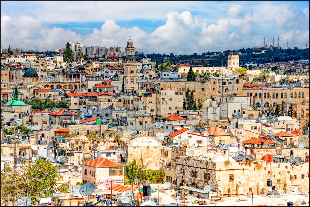 Old City of Jerusalem,jerusalem Canvas, Jerusalem, Jerusalem Art