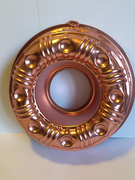 Vintage Copper Jello Mold Etsy