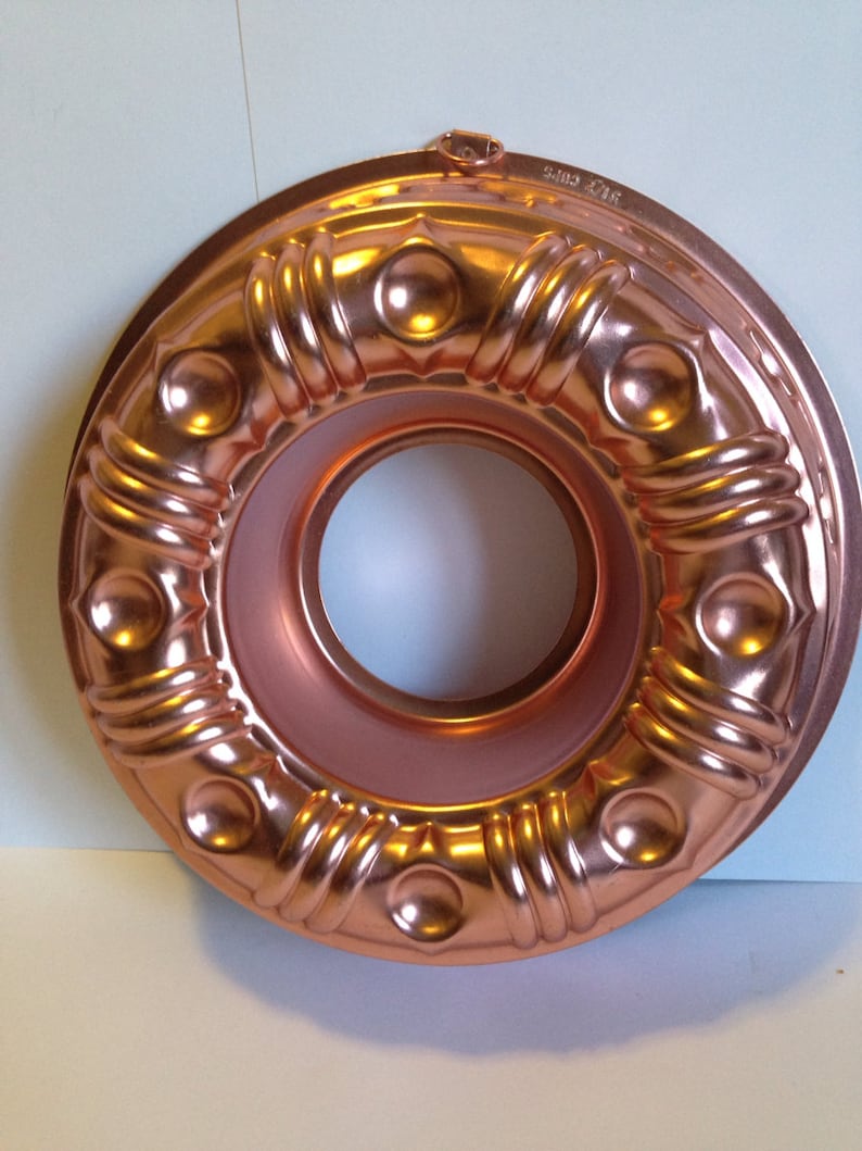 Vintage Copper Jello Mold Etsy