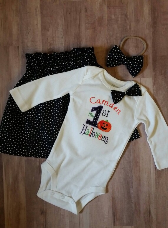 my first halloween onesie girl