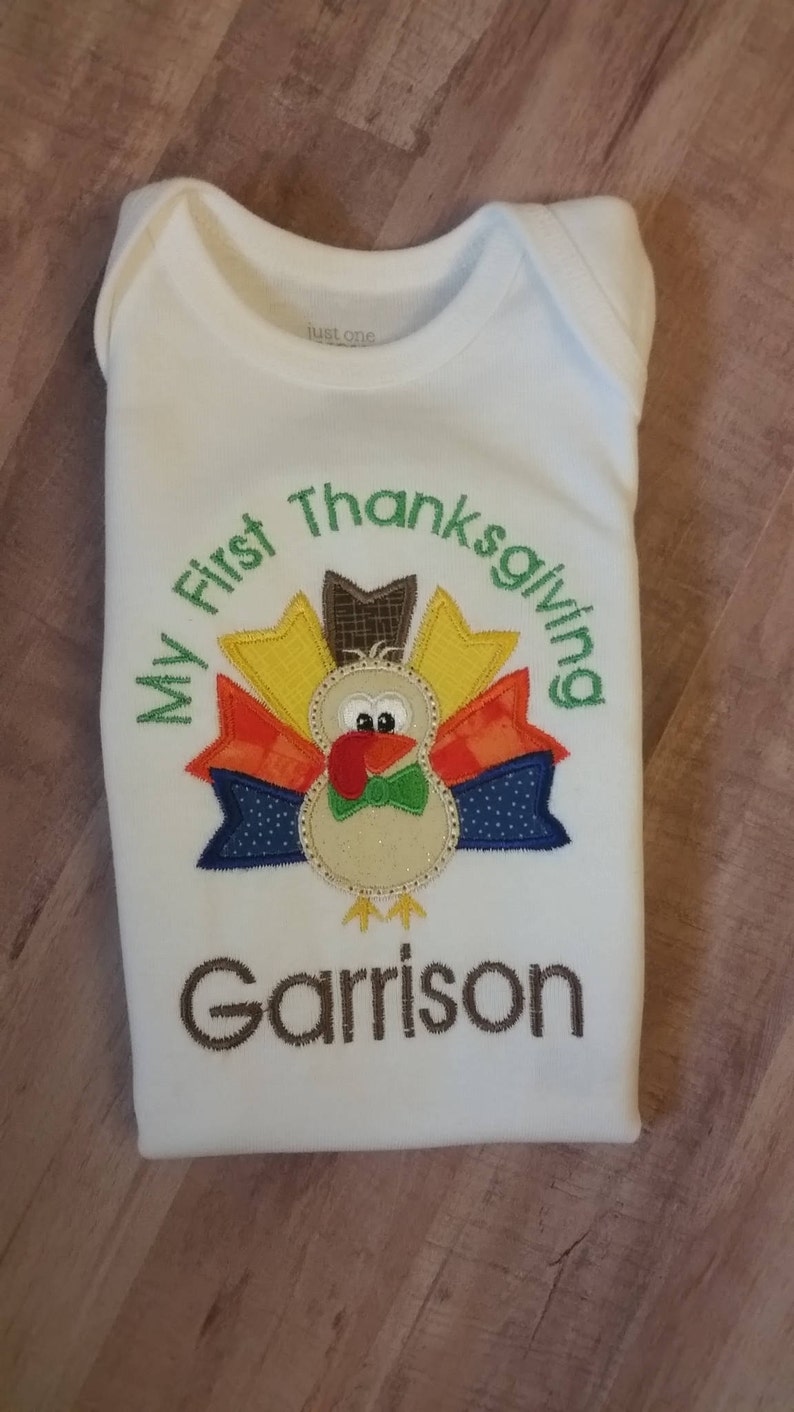 baby boy thanksgiving onesie