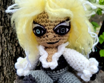 Made to order Jareth the Goblin King from the Labyrinth crochet plush, David Bowie