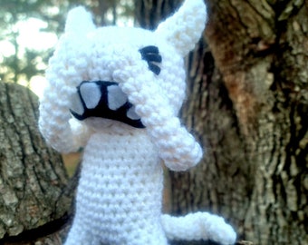 Made to order minotaur demon devil crochet plush toy