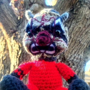 Made to order Clown tribute crochet plush