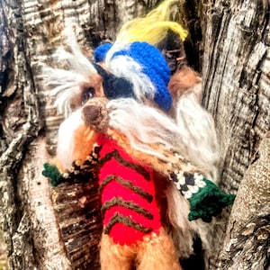 Made to order Labyrinth dog crochet plush doll