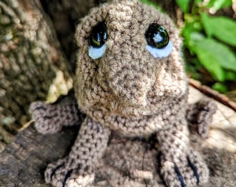 Made to Order! Crying Squonk Crochet Plush Cryptid, Stuffed Animal