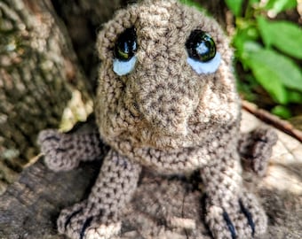 Made to order! Crying Squonk Crochet plush cryptid, stuffed animal