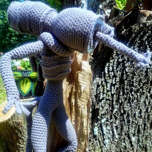 Made to order Alien Xenomorph H R Giger Alien crochet plush amigurumi horror sci-fi collectible memorabilia image 5