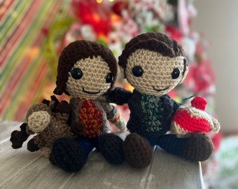 Made to order Sam and Dean Winchester Supernatural crochet plush amigurumi doll