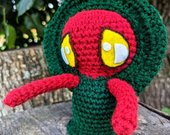 Auf Bestellung!! Flatwoods Monster gehäkelte Krypta aus Plüsch