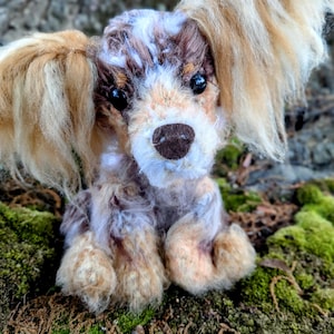 Made to order Customized dog lookalike crochet plush from your photos, memorial, tribute, dog mom, dog dad, pet portrait