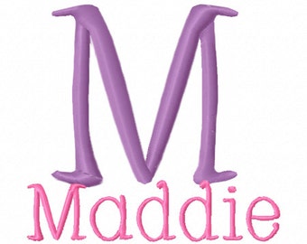 Whackadoo Cute Whimsical Machine Embroidery Font Typestyle Numbers INSTANT DOWNLOAD Professionally Digitized Design - 3 Sizes Girls or Boys