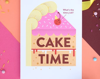 Cake Time - Birthday Card