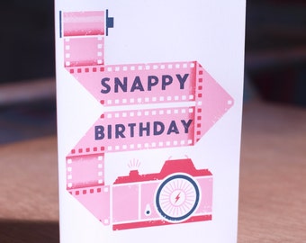 Snappy Birthday - Greetings Card