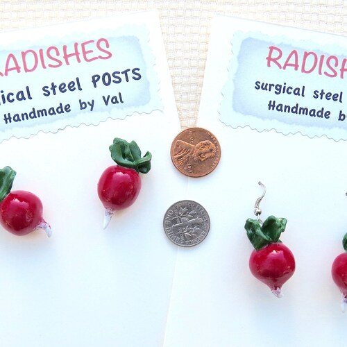 Luna Lovegood Radish Earrings Etsy