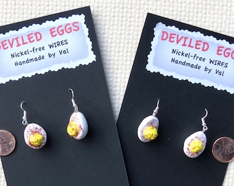 デビルドエッグイヤリング